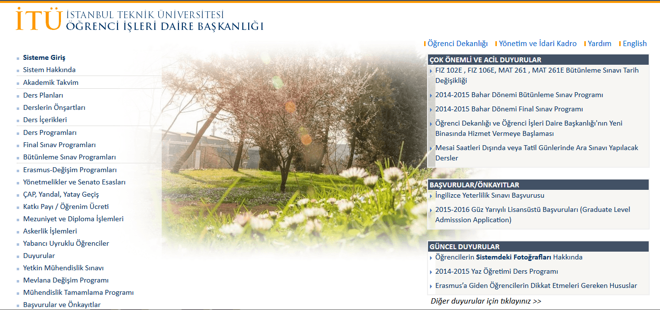 İTÜ SİS tasarımı sizin fikirlerinizle yenileniyor