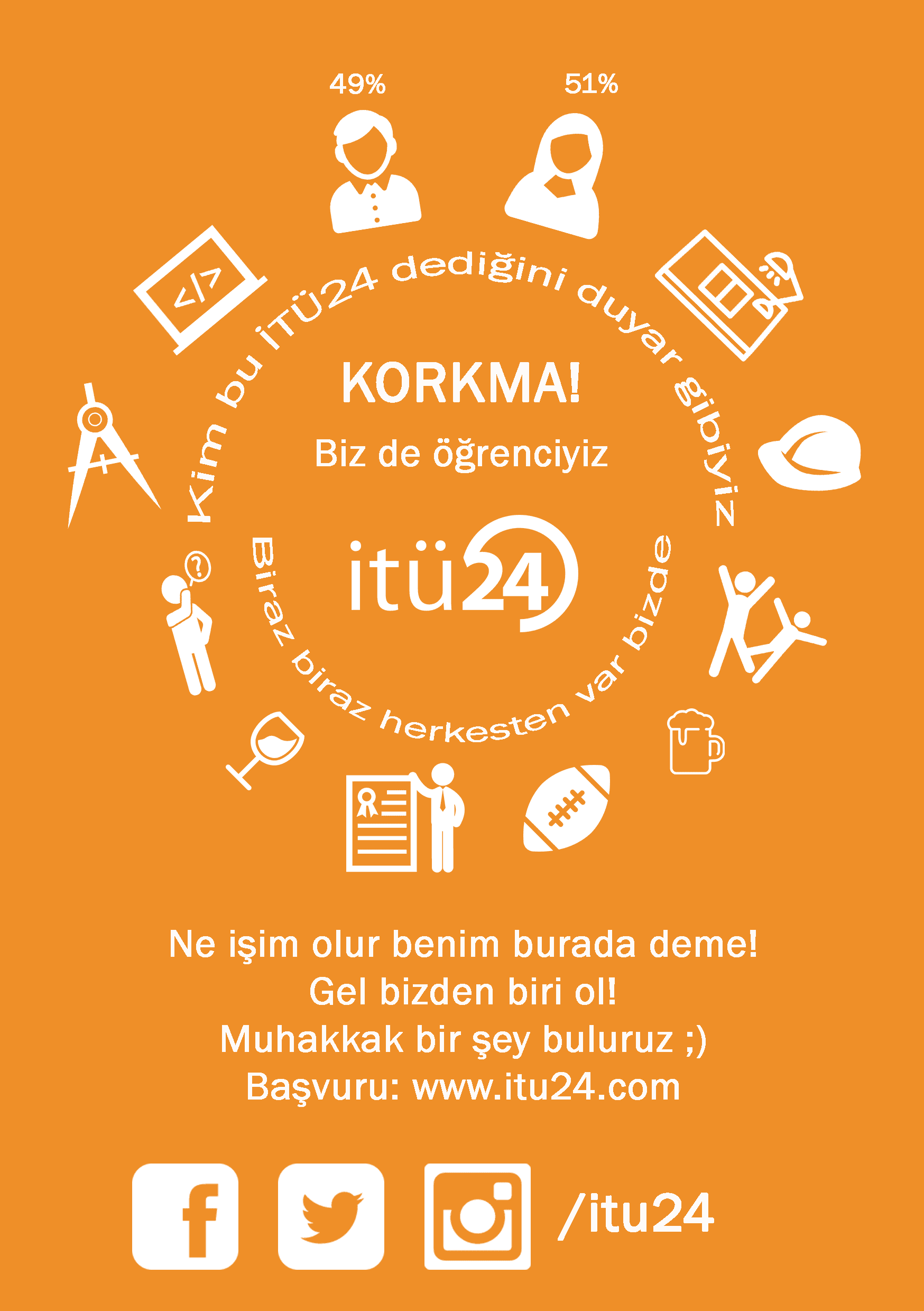 İTÜ24 ekibinin bir parçası olmaya ne dersin?