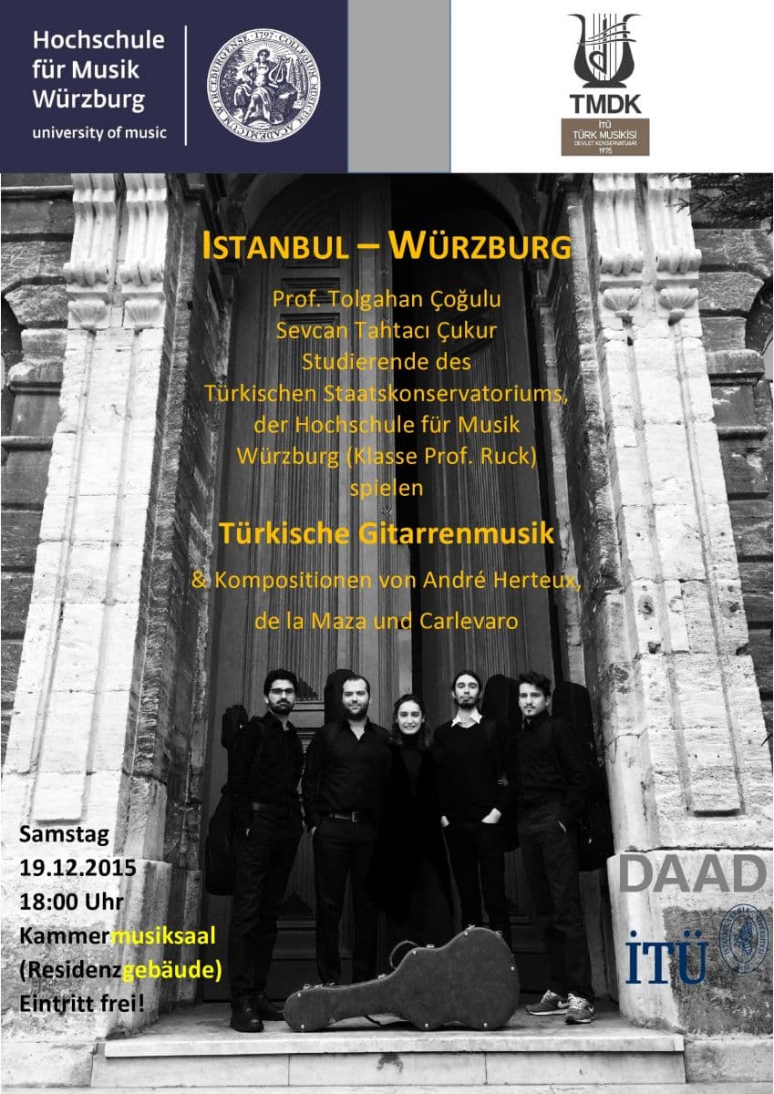 Dünyanın ilk mikrotonal gitar orkestrası Almanya'da ilk konserini verdi!