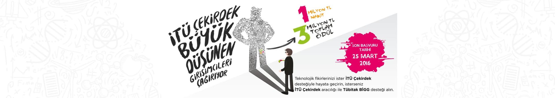 İTÜ Çekirdek'ten 3 milyon TL'lik destek