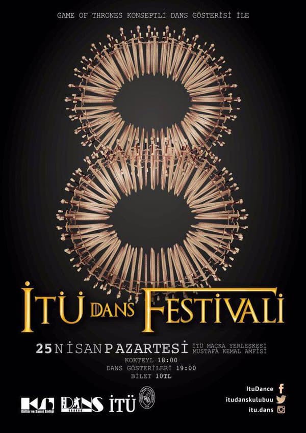 İTÜ 8. Dans Festivali'ni iftiharla sunar