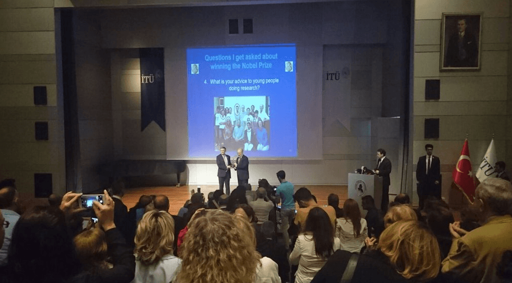 İTÜ'den Aziz Sancar geçti