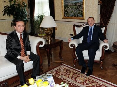 Başbakan Erdoğan, İTÜ Rektörü Muhammed Şahin'i Kabul Etti