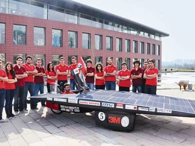 İTÜ'den İlk dört tekerlekli güneş aracı