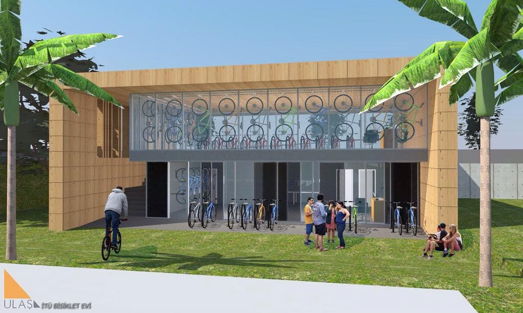 İTÜ'ye 'Bisiklet Evi'
