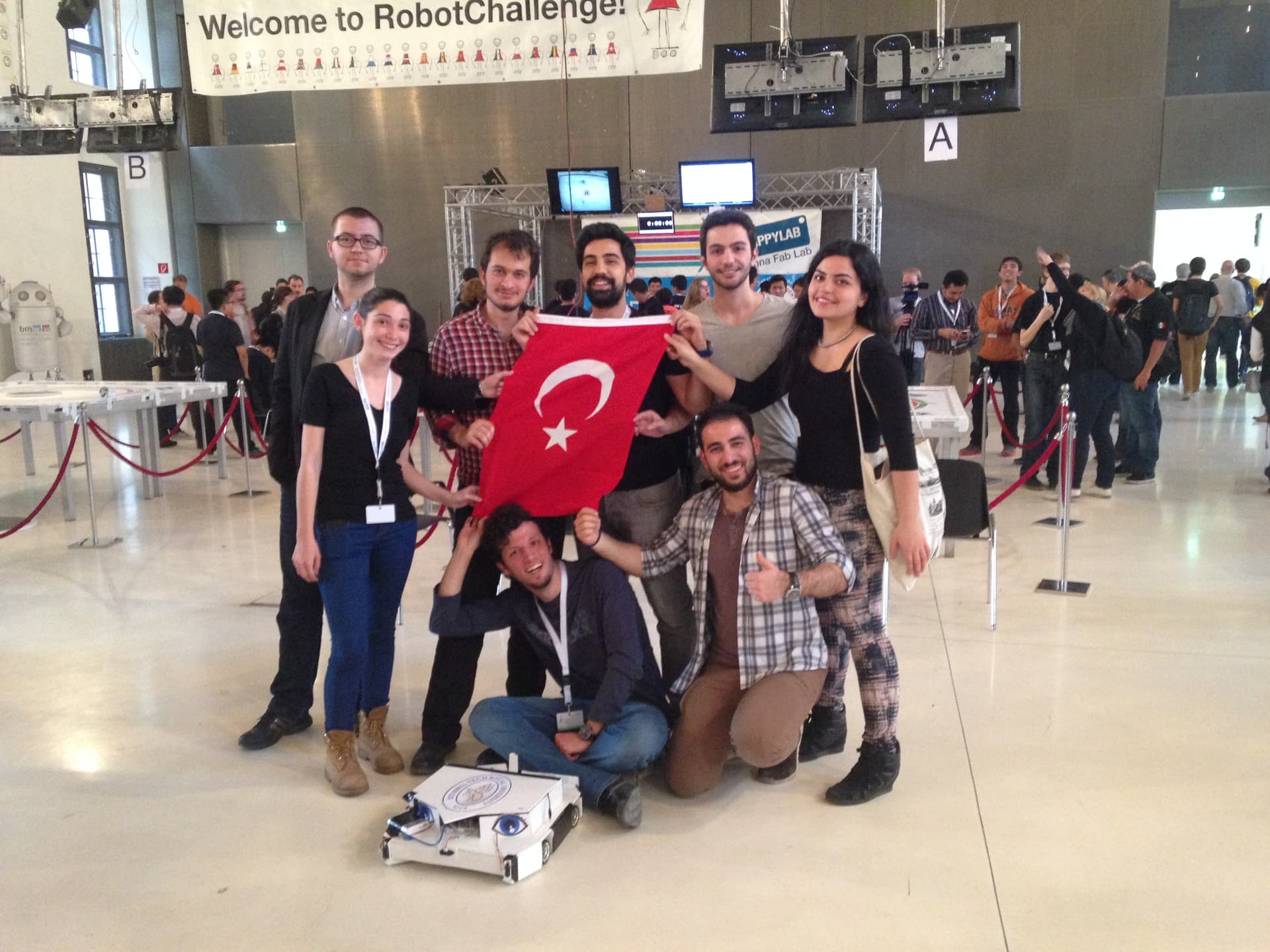 ARIGE Robotu Avrupa 3.sü