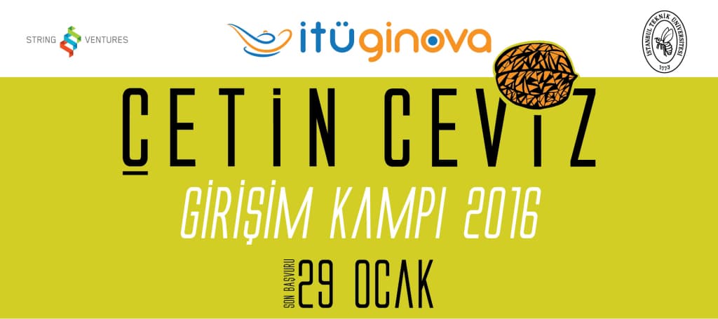 İTÜ GİNOVA ''ÇetinCeviz'' takımlar arıyor