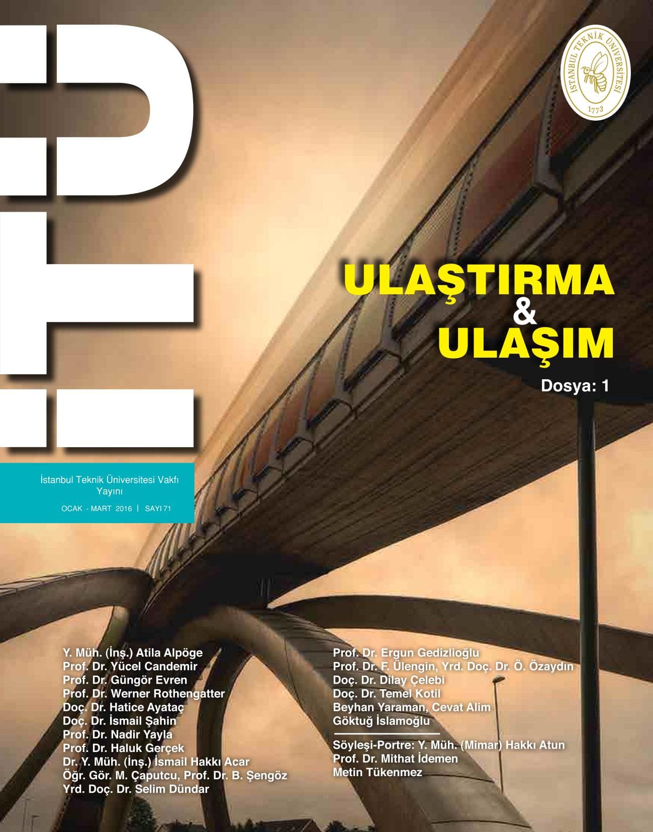 İTÜ Vakfı Dergisi'nin 71. sayısı çıktı