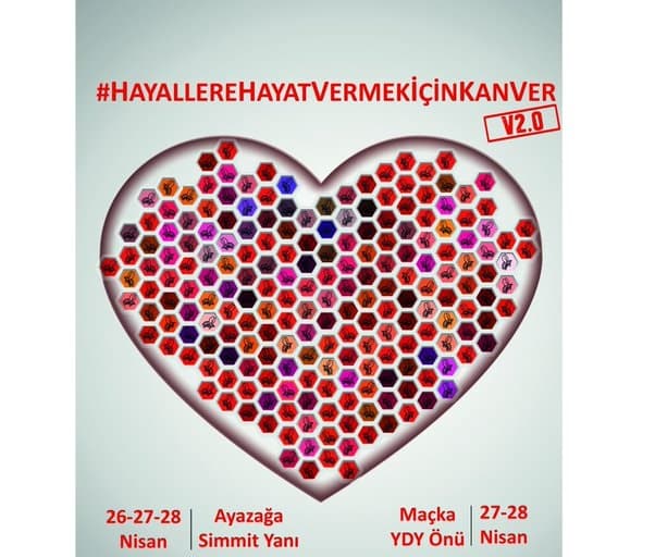 Hayallere hayat vermek için kan ver