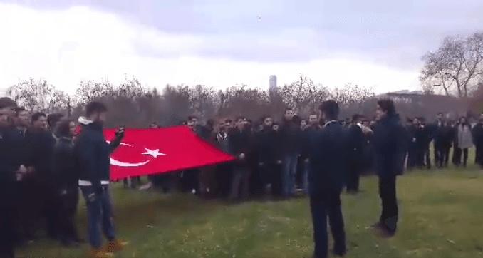 İTÜlü öğrenciler şehitleri için tek yürek