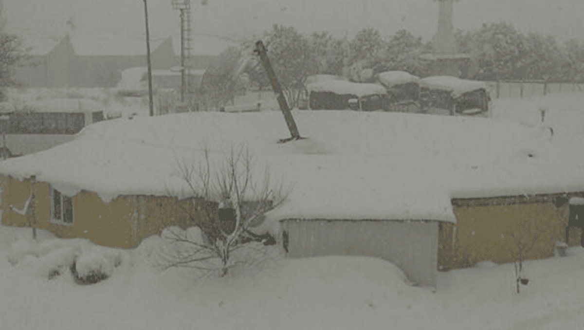 Kar afeti büyüyor: İTÜ Gölet Kafenin tavanı çöktü