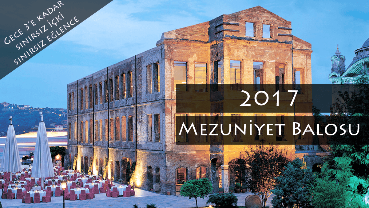 Mezuniyet balosu biletleri satışta