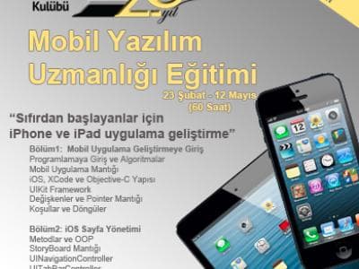 İTÜ EMK iPhone ve iPad İçin Mobil Yazılım Uzmanlığı Eğitimi
